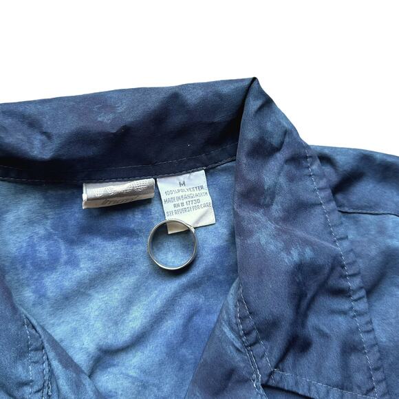 VTG Y2K Utility Dragon SS Button Up Shirt Mens M EUC - Picture 6 of 8